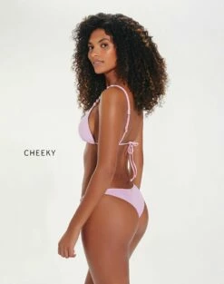 Beads Tri Parallel Top - Grenadine -Vix Paula Hermanny Sales Shop Beads Parallel Tri Top cheeky back