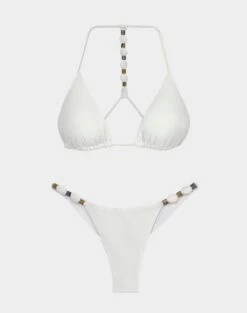 Dora Detail Bottom - White -Vix Paula Hermanny Sales Shop Dora Bottom flat 1