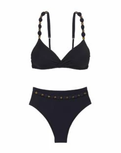 Dora Hot Pant Bottom - Black 12 Dora Hot Pant Bottom - Black -Vix Paula Hermanny Sales Shop DoraHotPants flat 1 1