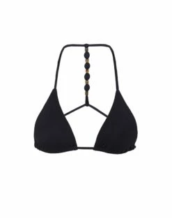 Dora Tri T Back Top - Black