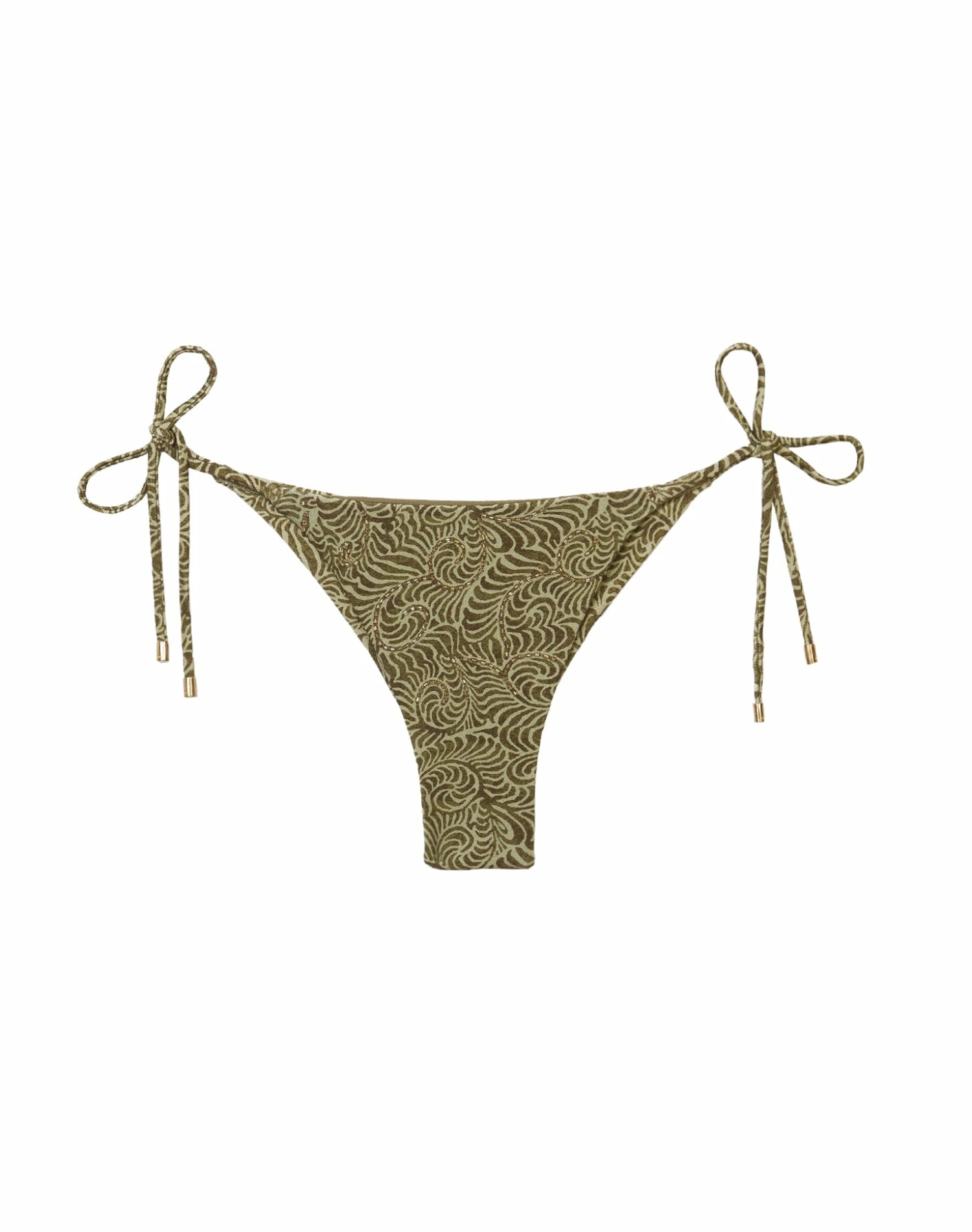 Embroidery Tie Side Bottom - Ortiz Green 3 Embroidery Tie Side Bottom - Ortiz Green