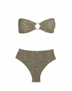 Greta Ring Bandeau Top - Ortiz Green 14 Greta Ring Bandeau Top - Ortiz Green -Vix Paula Hermanny Sales Shop Greta Ring Bandeau Top Ortiz Green 2