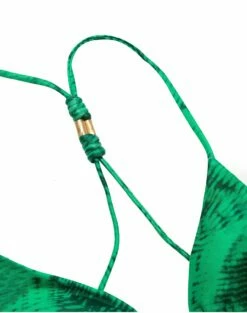 Jaque Tri T Back Top - Tamale Cactus -Vix Paula Hermanny Sales Shop JaqueTBackTriTop flat detail