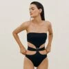 Kim One Piece - Black 2 Kim One Piece - Black -Vix Paula Hermanny Sales Shop KIMONEPIECE FRONT