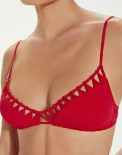 Leeza Top - Red Pepper 15 Leeza Top - Red Pepper -Vix Paula Hermanny Sales Shop LeezaTop detail
