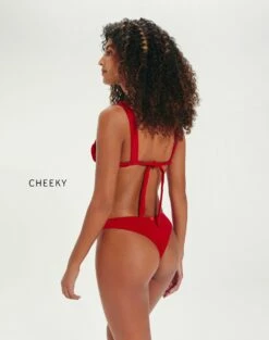 Firenze Luna Top - Red Pepper 11 Firenze Luna Top - Red Pepper -Vix Paula Hermanny Sales Shop LunaTop cheeky back