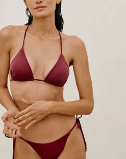 Tie Side Bottom - Cranberry 12 Tie Side Bottom - Cranberry -Vix Paula Hermanny Sales Shop TIESIDEBOTTOM DETAIL 1 2a12e0ba e879 4061 82c5 511c978014c1