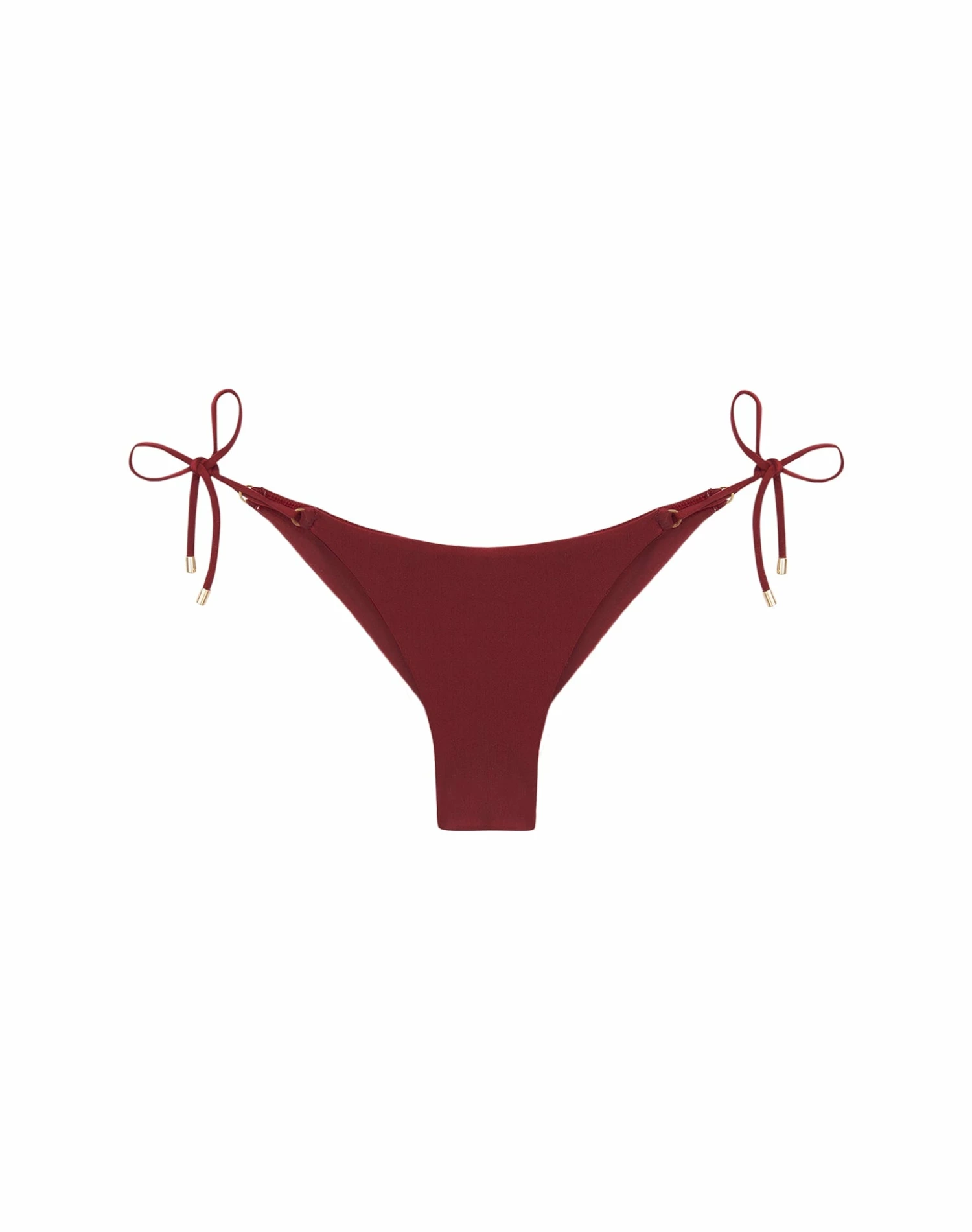Tie Side Bottom - Cranberry 3 Tie Side Bottom - Cranberry