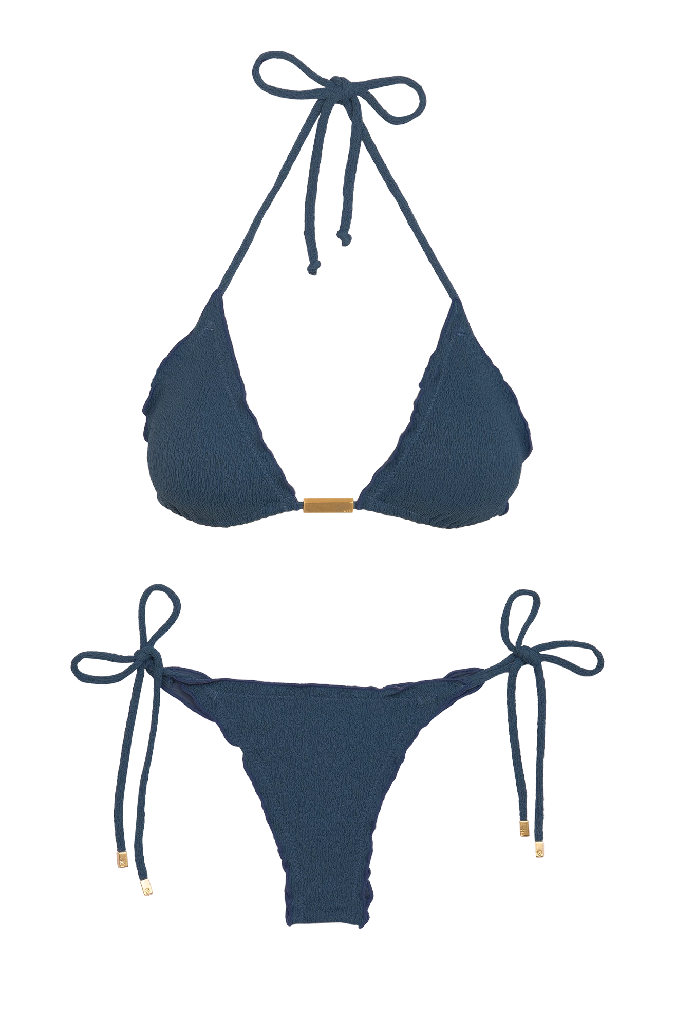 Firenze Ripple Tie Side Bottom - Blue Grey 8 Firenze Ripple Tie Side Bottom - Blue Grey - Image 6