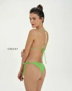 Firenze Zene Tie Side Bottom - Lime -Vix Paula Hermanny Sales Shop ZeneBottom cheeky back