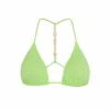 Firenze Zene Tri T Back Top - Lime