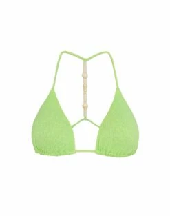 Firenze Zene Tri T Back Top - Lime
