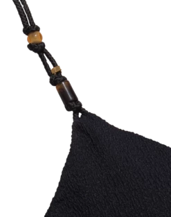 Firenze Kira Flora Top - Black -Vix Paula Hermanny Sales Shop black firenze flora kira top flat detail 1