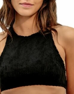 Scales Ellie Top - Black -Vix Paula Hermanny Sales Shop black scales ellie bikini 2