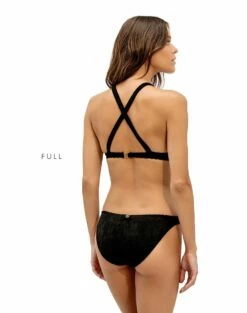 Scales Ellie Top - Black -Vix Paula Hermanny Sales Shop black scales ellie bikini full