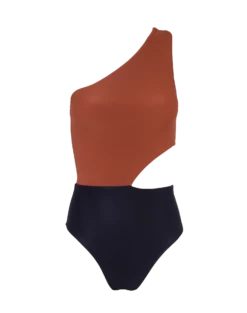 Drape One Piece - Camel -Vix Paula Hermanny Sales Shop camel drape 1pc flat 1