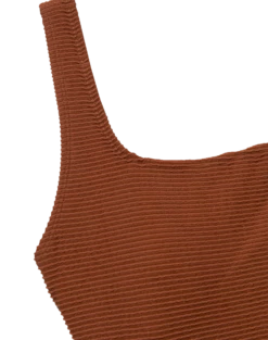 Kayla Ceci One Piece - Camel -Vix Paula Hermanny Sales Shop camel kayla ceci 1pc flat detail