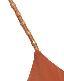 Kendra Tri Top - Camel -Vix Paula Hermanny Sales Shop camel kendra top flat detail