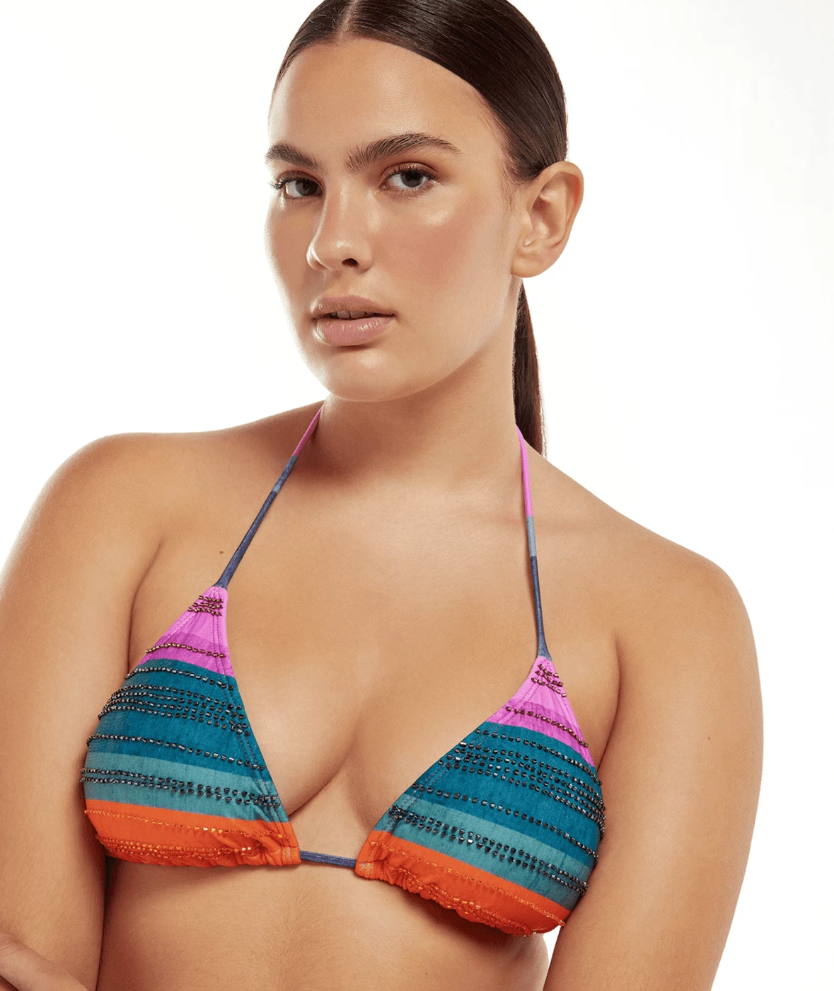 Lurex Tie Side Bottom - Royal 12 Lurex Tie Side Bottom - Royal - Image 10