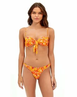 Knot Bandeau (final Sale) - Lowana Mustard 11 Knot Bandeau (final Sale) - Lowana Mustard -Vix Paula Hermanny Sales Shop lowana knot bandeau top basic btm 1