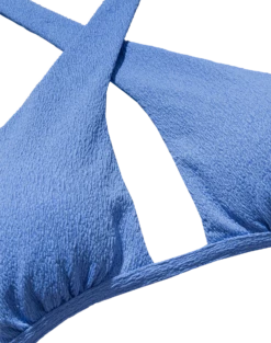 Firenze Noemie Top (final Sale) - Periwinkle -Vix Paula Hermanny Sales Shop periwinkle firenze noemie top flat detail 1