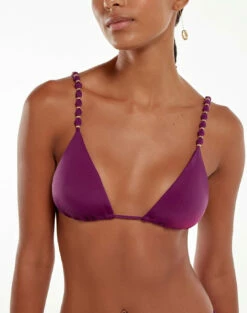 Beads Bottom (final Sale) - Plum 13 Beads Bottom (final Sale) - Plum -Vix Paula Hermanny Sales Shop plum beads bikini 2