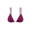 Beads Tri Parallel Top (final Sale) - Plum -Vix Paula Hermanny Sales Shop plum beads top flat 1
