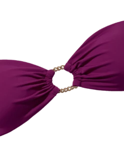 Erin Chain Top (final Sale) - Plum -Vix Paula Hermanny Sales Shop plum erin chain top flat detail