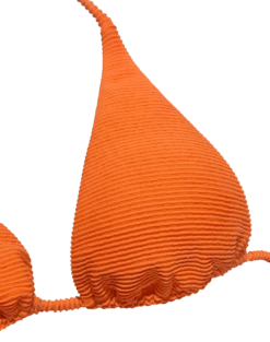 Kayla Celly Tri Top - Tangerine -Vix Paula Hermanny Sales Shop tangarine celly top flat detail