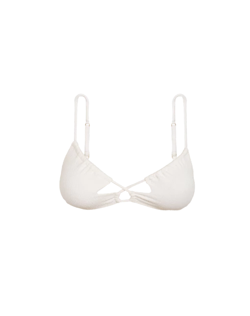 Firenze Jane Top - White -Vix Paula Hermanny Sales Shop white firenze jane top flat 1